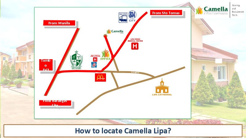 How to locate Camella Lipa