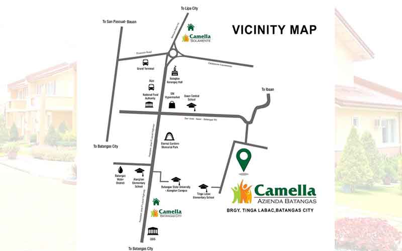 CAMELLA AZIENDA map
